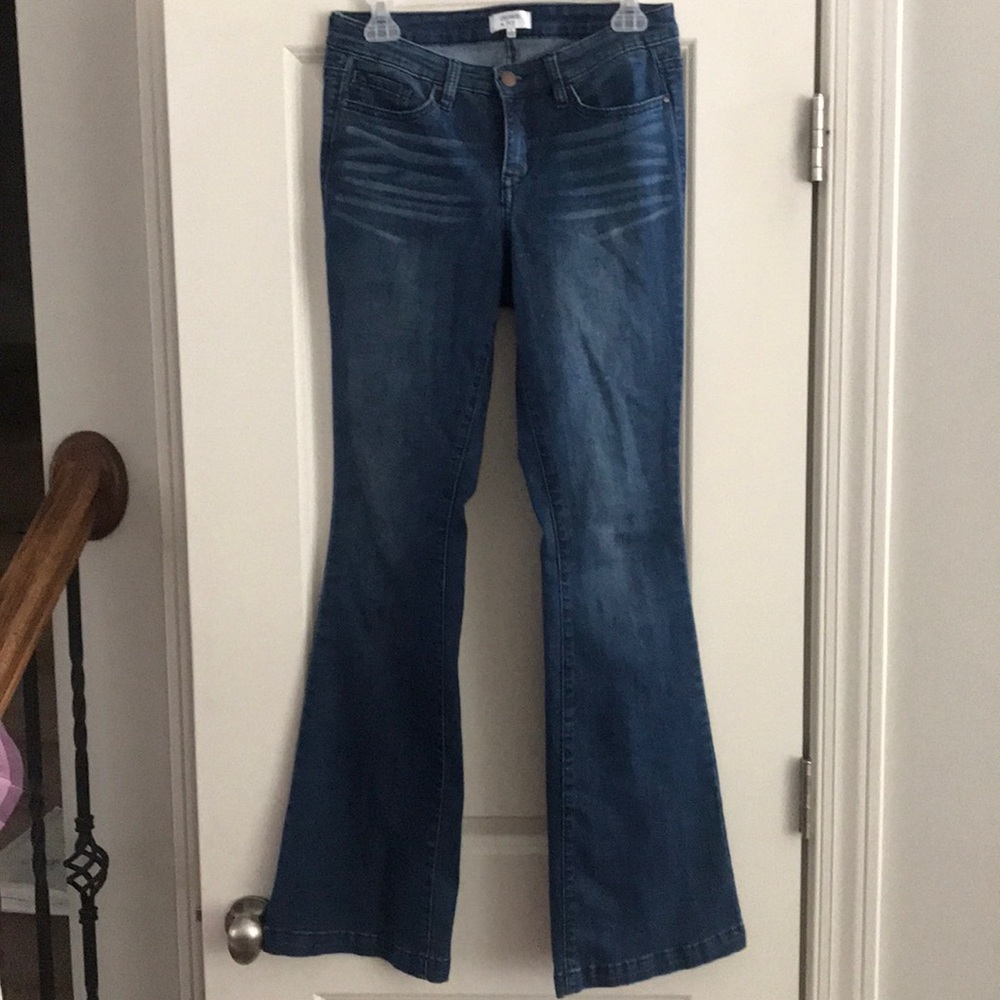 Wide leg flare jeans
